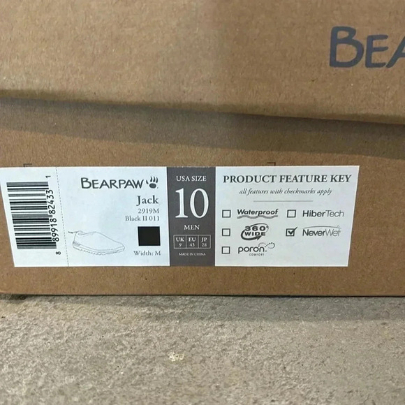 BEARPAW Jack Loafer, suede upper,comfort footbed,rubber sole,stain treated - Picture 9 of 10